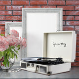 Retro Integrated Vinyl Record Player 2000